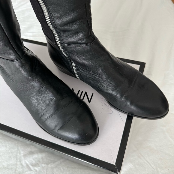 Michael Kors over the knee leather boots - Picture 9 of 10